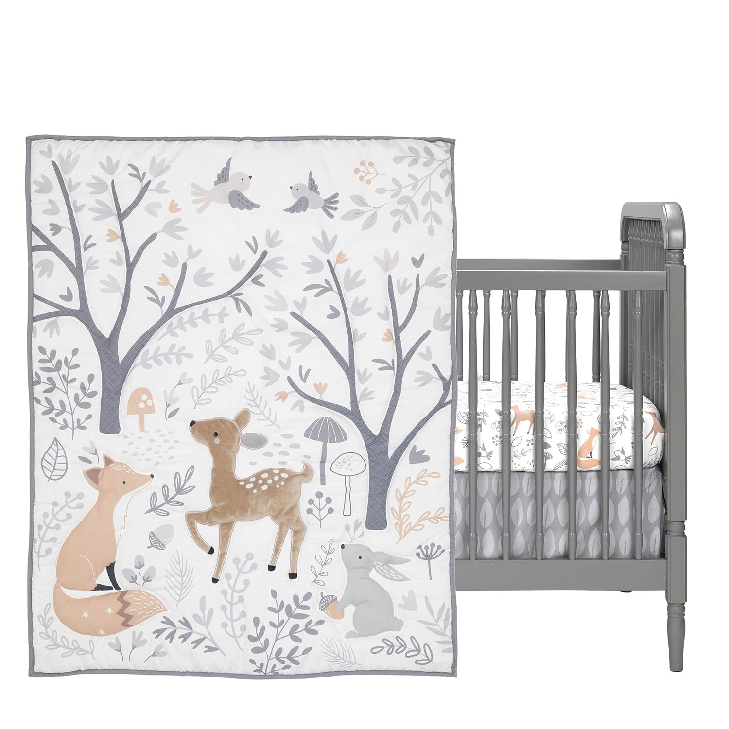 Bedtime Originals 3-Piece Crib Bedding Set Deer Park