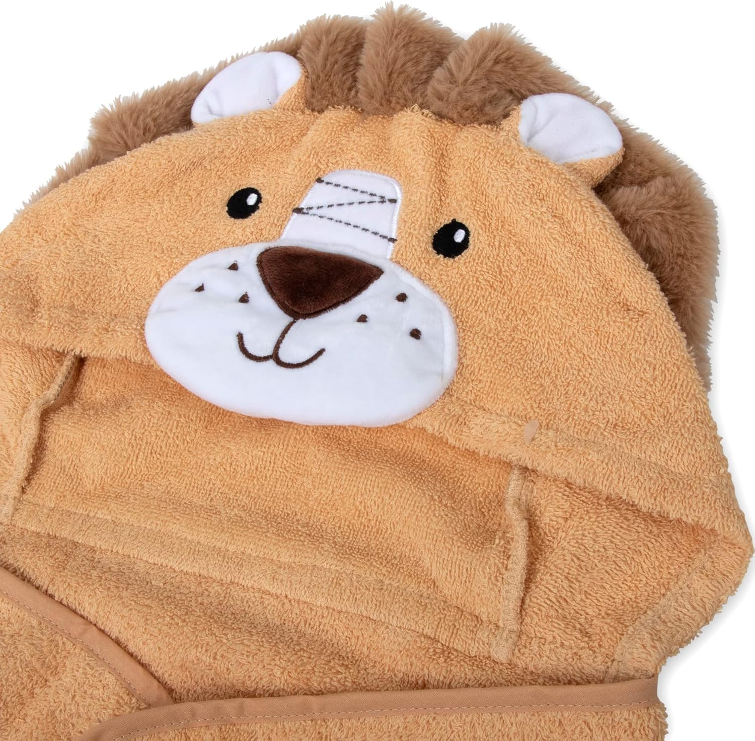 Baby Animal Hooded Towel and Washcloth Set - Lively Little Lion