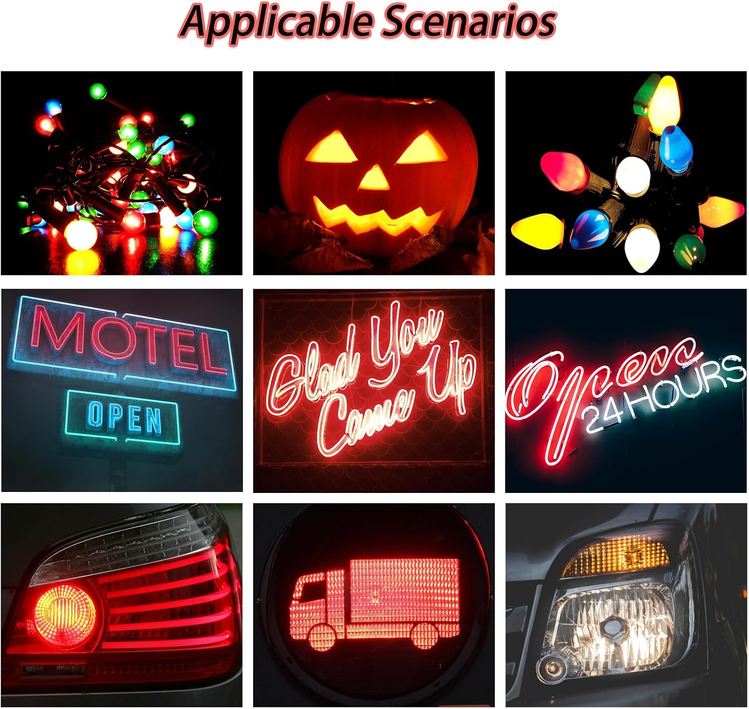 5Pcs 12W RGBW 5050 SMD LED Chip with Aluminum Heat Sink