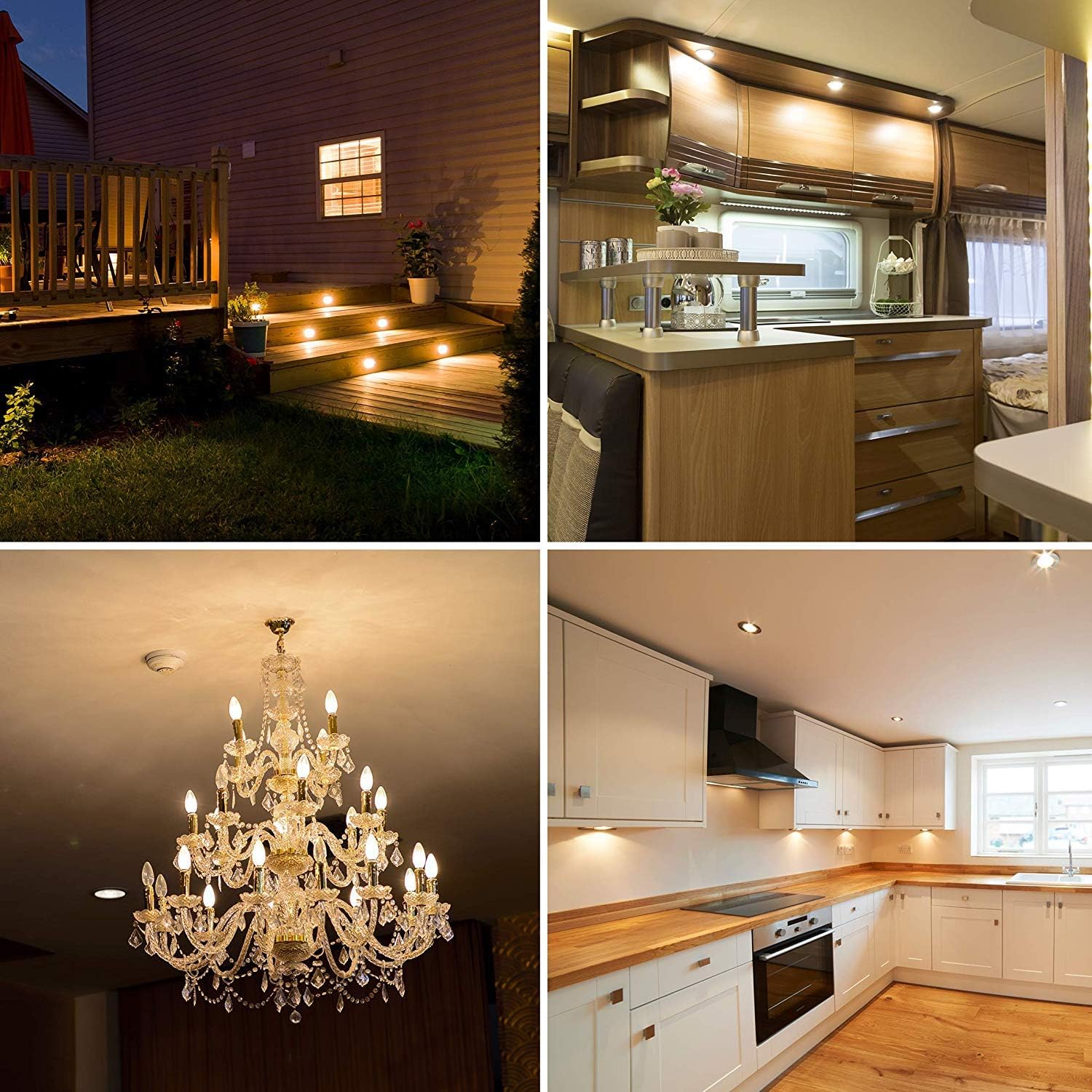 Newhouse Lighting 5W Equivalent LED Bulbs 4-Pack