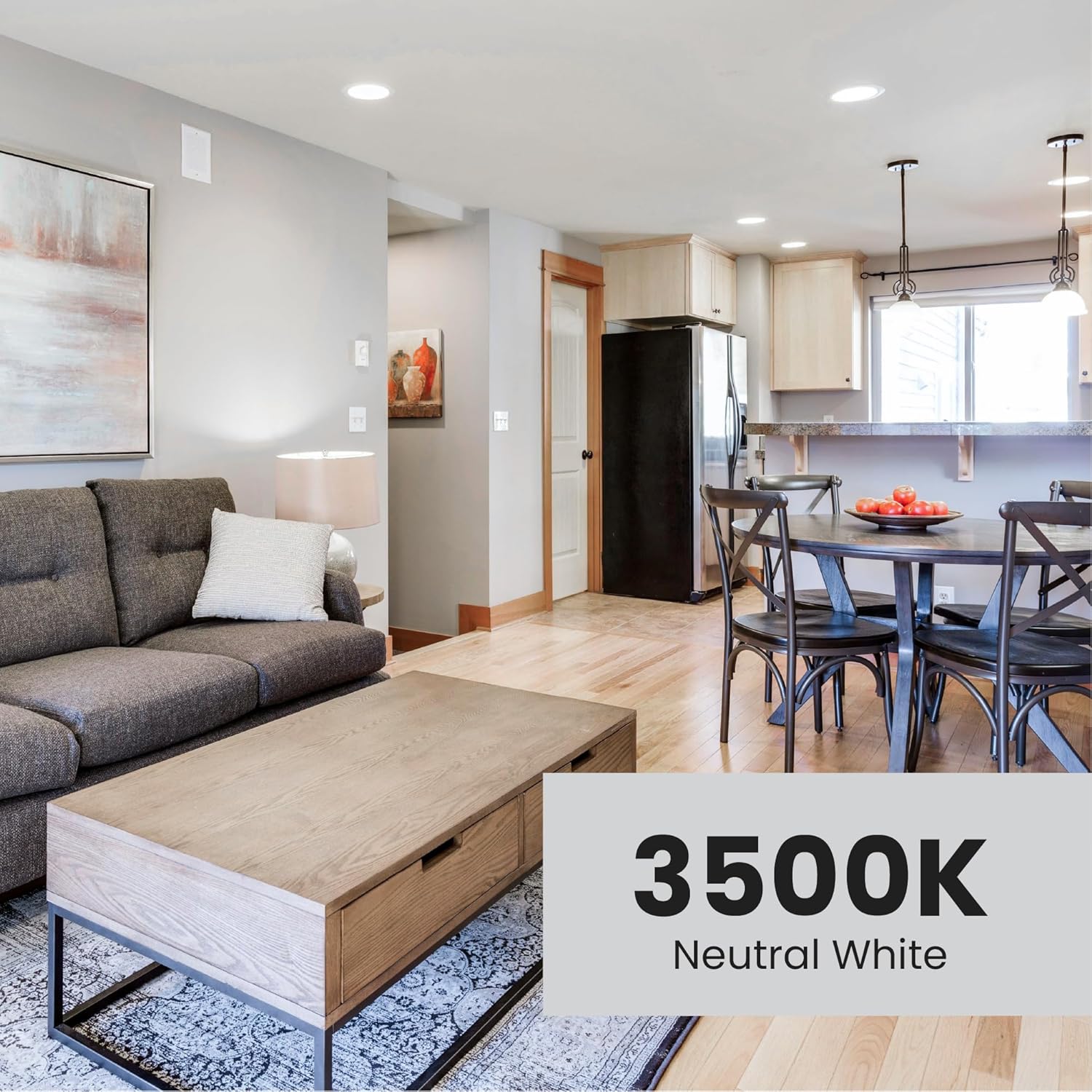 Feit Electric BR30 LED Light Bulb 65W Equivalent 6 Pack