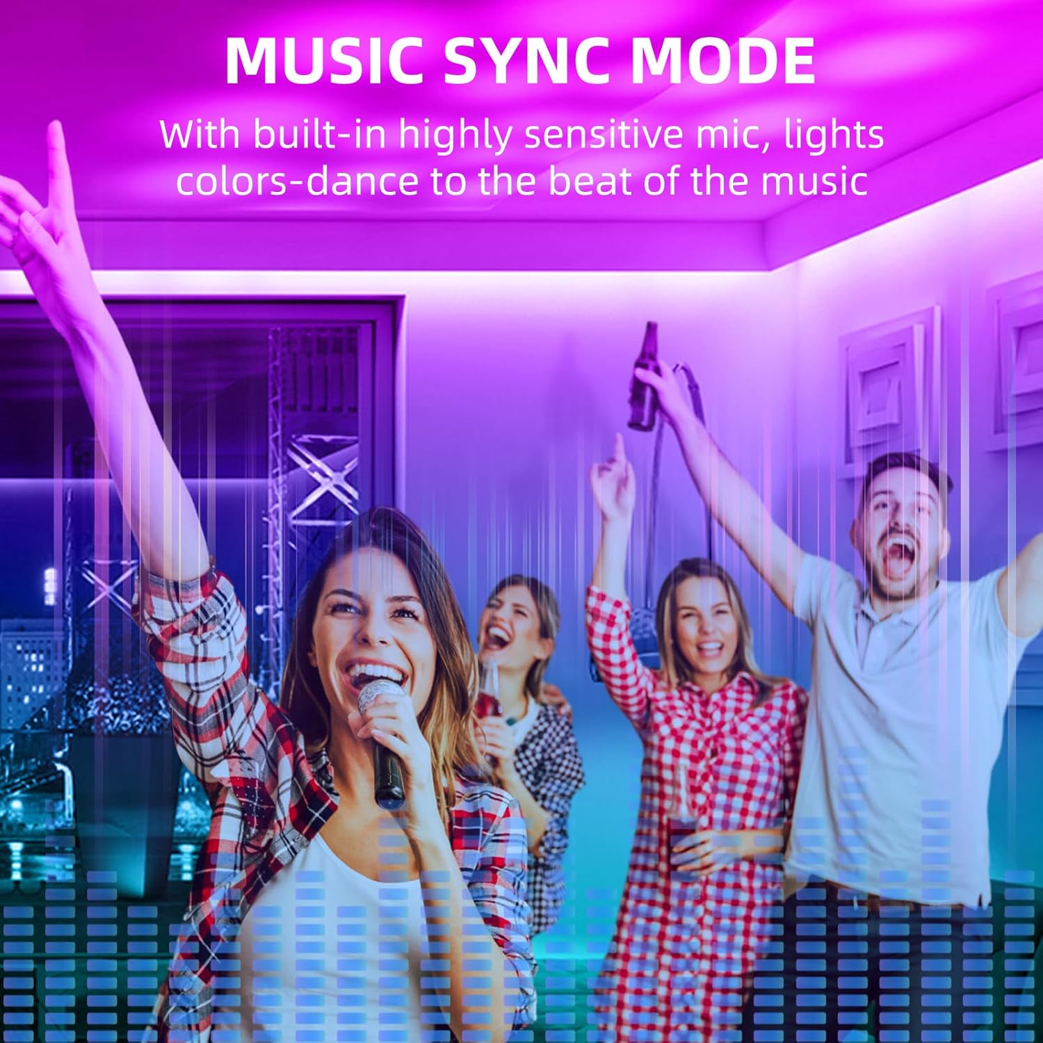 RGBZONE Bluetooth RGB LED Controller with 40-Keys IR Remote