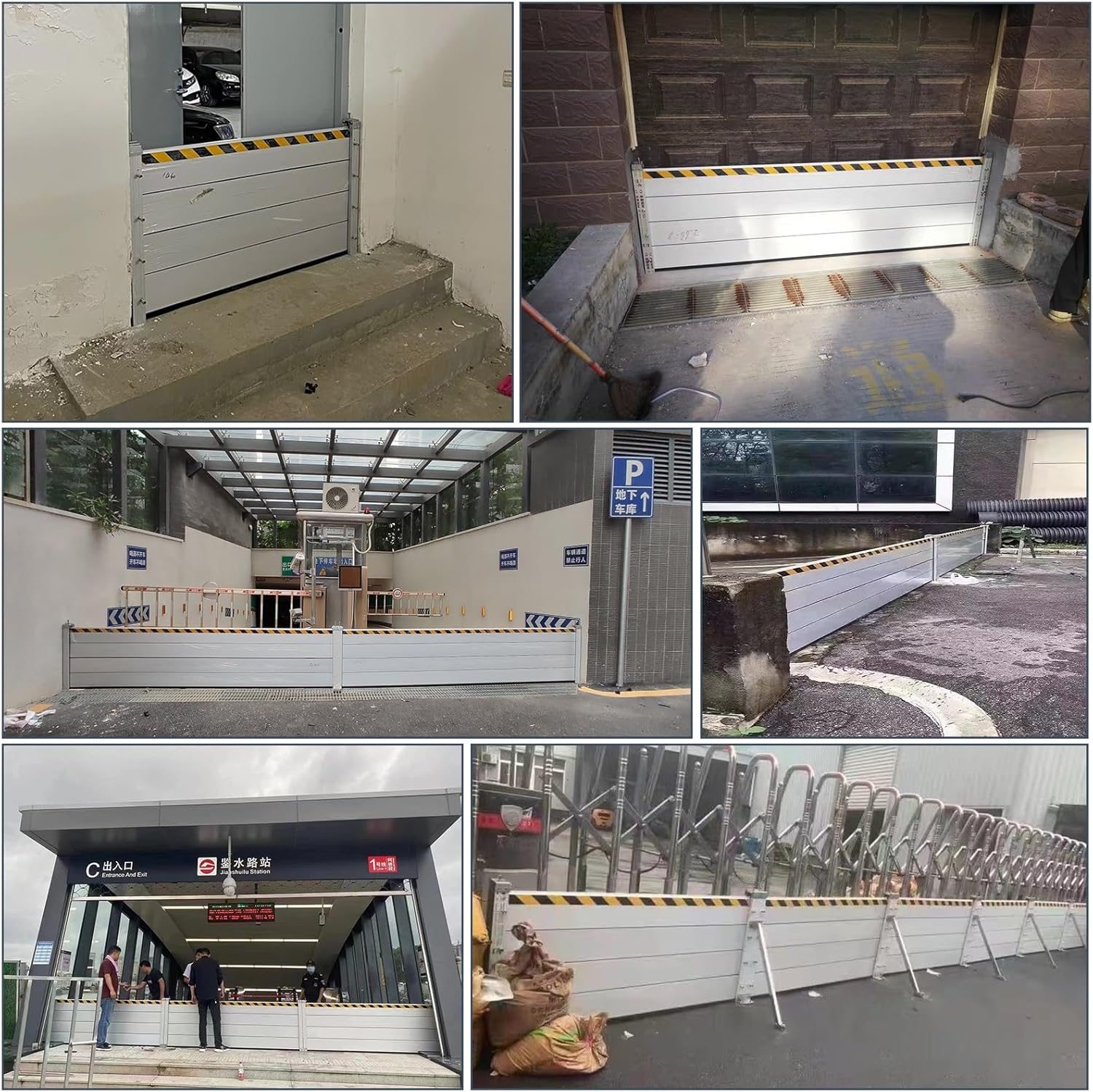 High Flood Control Baffle Detachable Flood Barriers for Outside 1