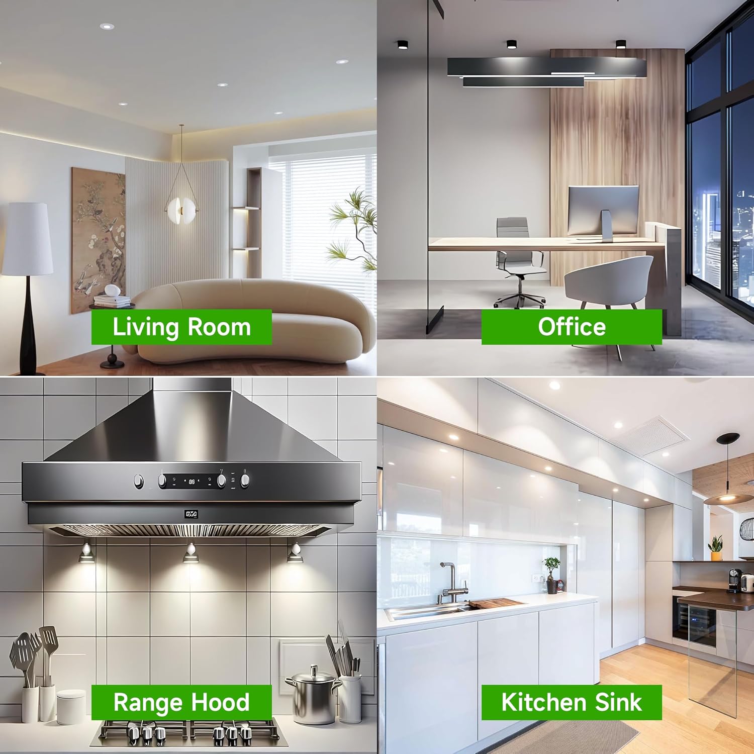 TJOY 12 Pack GU10 LED Bulbs 5000K Daylight 4W Non-Dimmable