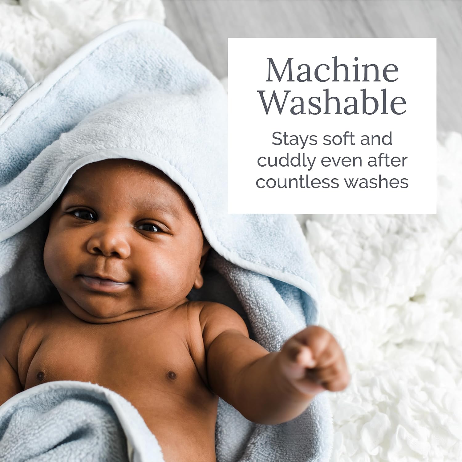 Natemia Premium Hooded Baby Bath Towel - Organic Cotton Soft Luxurious