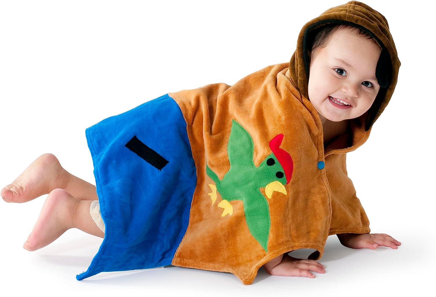 Kidorable Pirate Hooded Towel for Boys 100 Cotton 0-2 Years