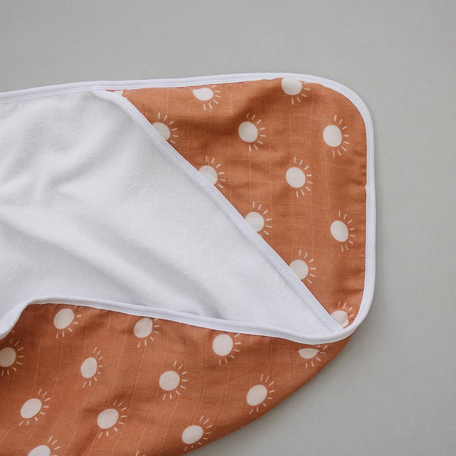 Mebie Baby Muslin Hooded Towel Sunshine Design