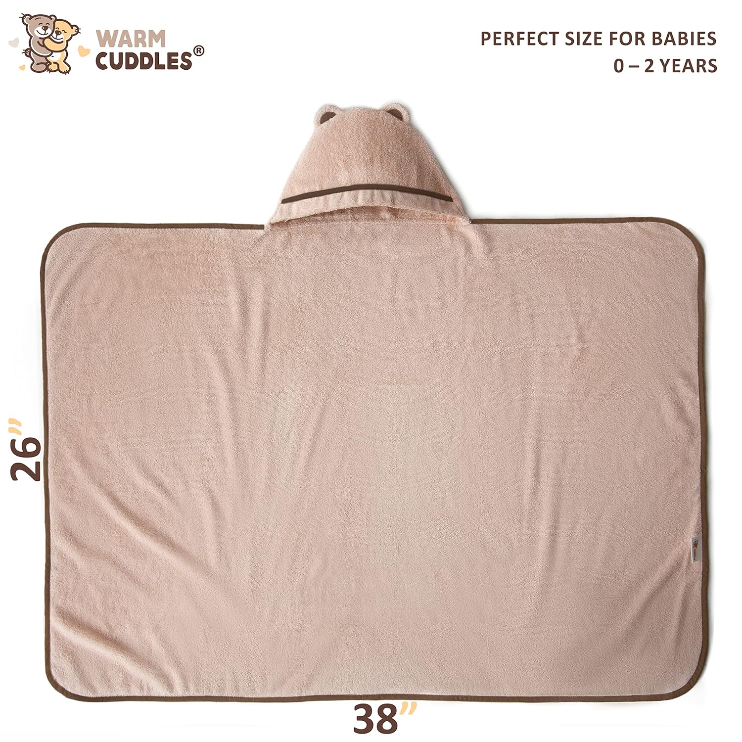 Premium Baby Bath Towel with Bamboo Hood