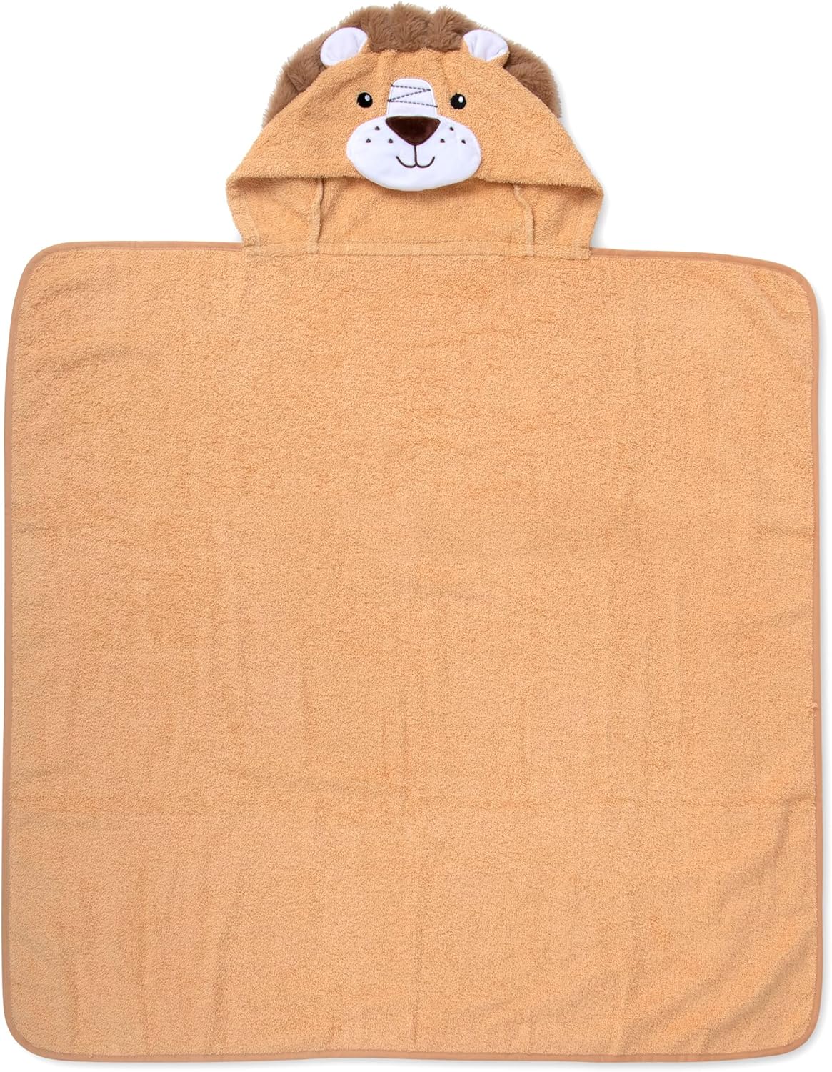 Baby Animal Hooded Towel and Washcloth Set - Lively Little Lion