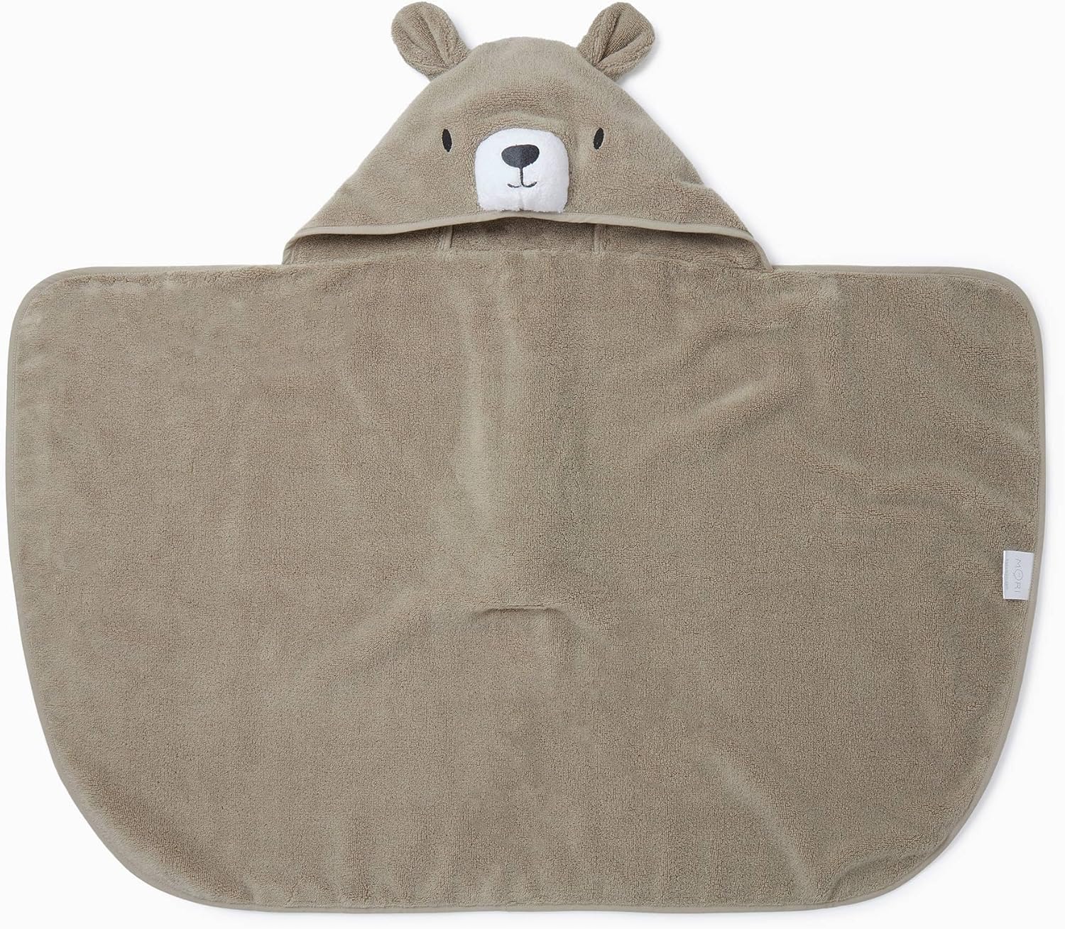 MORI Hooded Bear Bath Towel - Unisex Baby Toddler Towel
