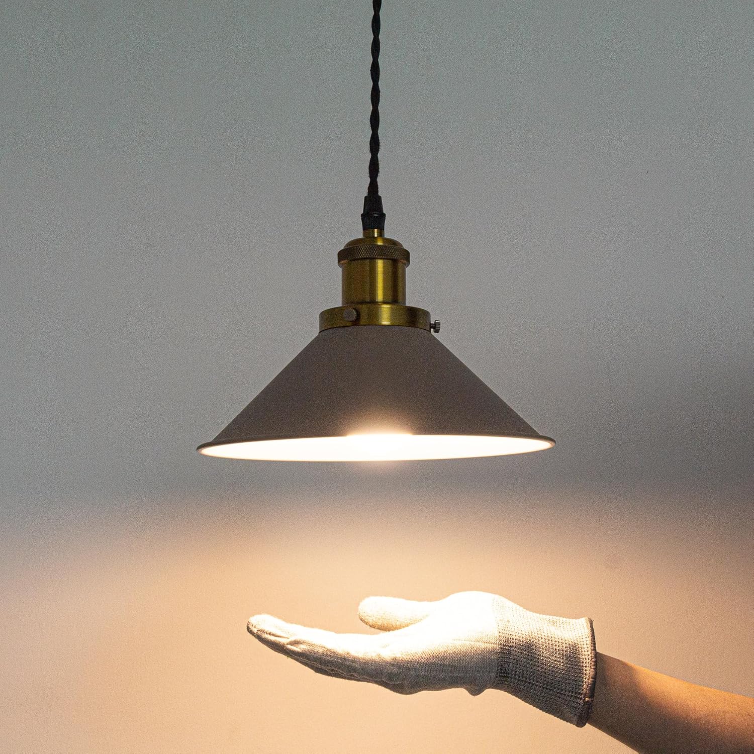 Adjustable Height Juno Track Pendant Lights in Antique Brass