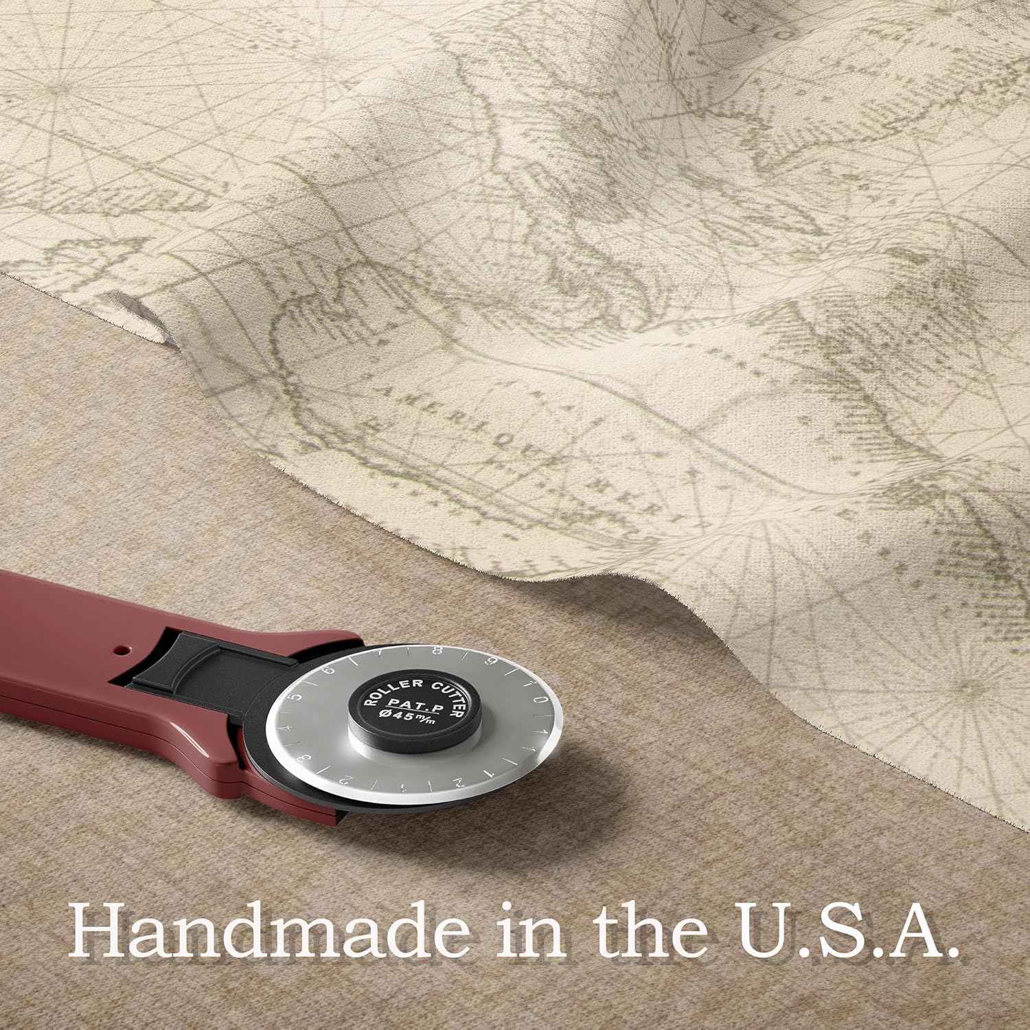 Glenna Jean Explore Baby Crib Sheet Map Print Tan