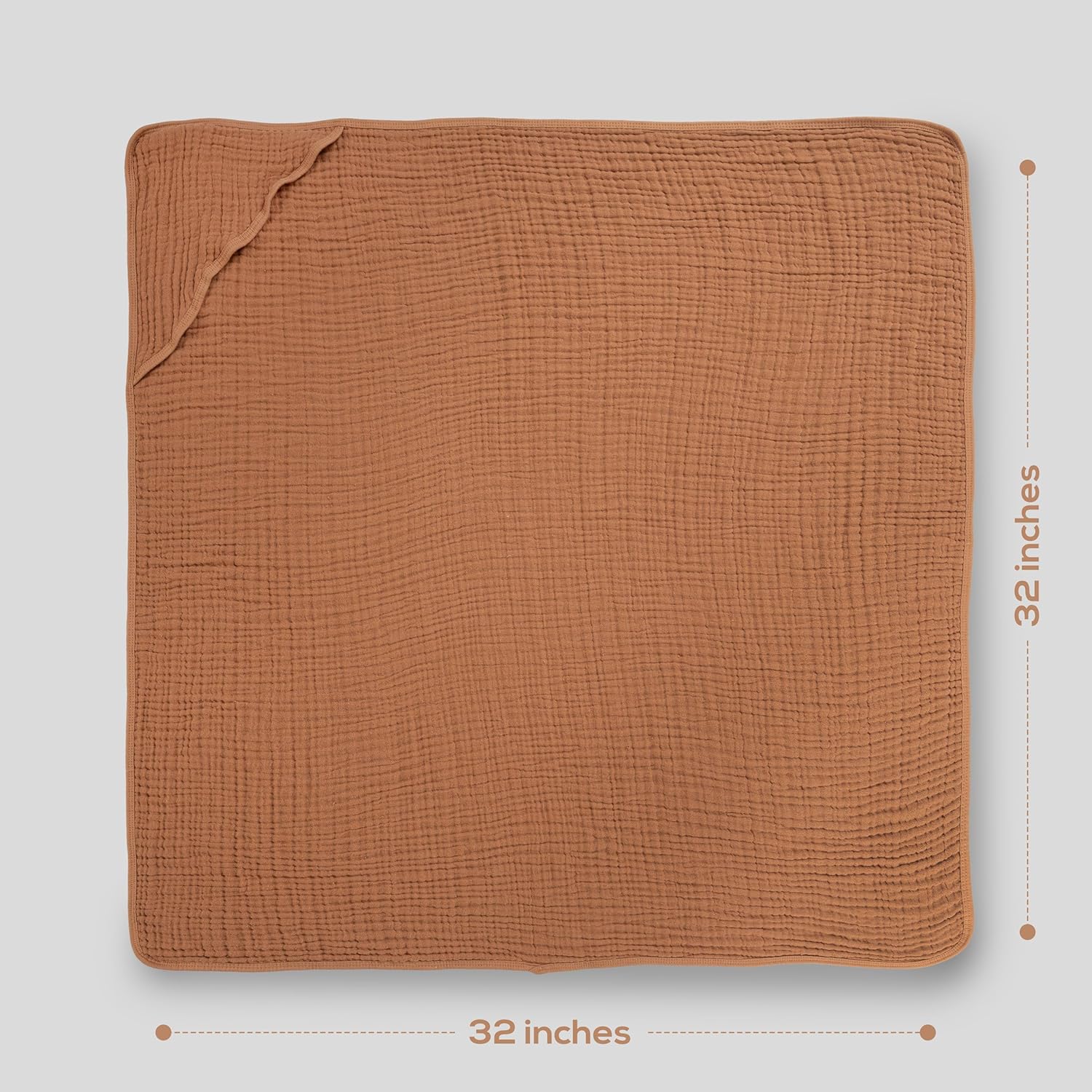 LILY O LAUREL Muslin Baby Towel Pack of 2