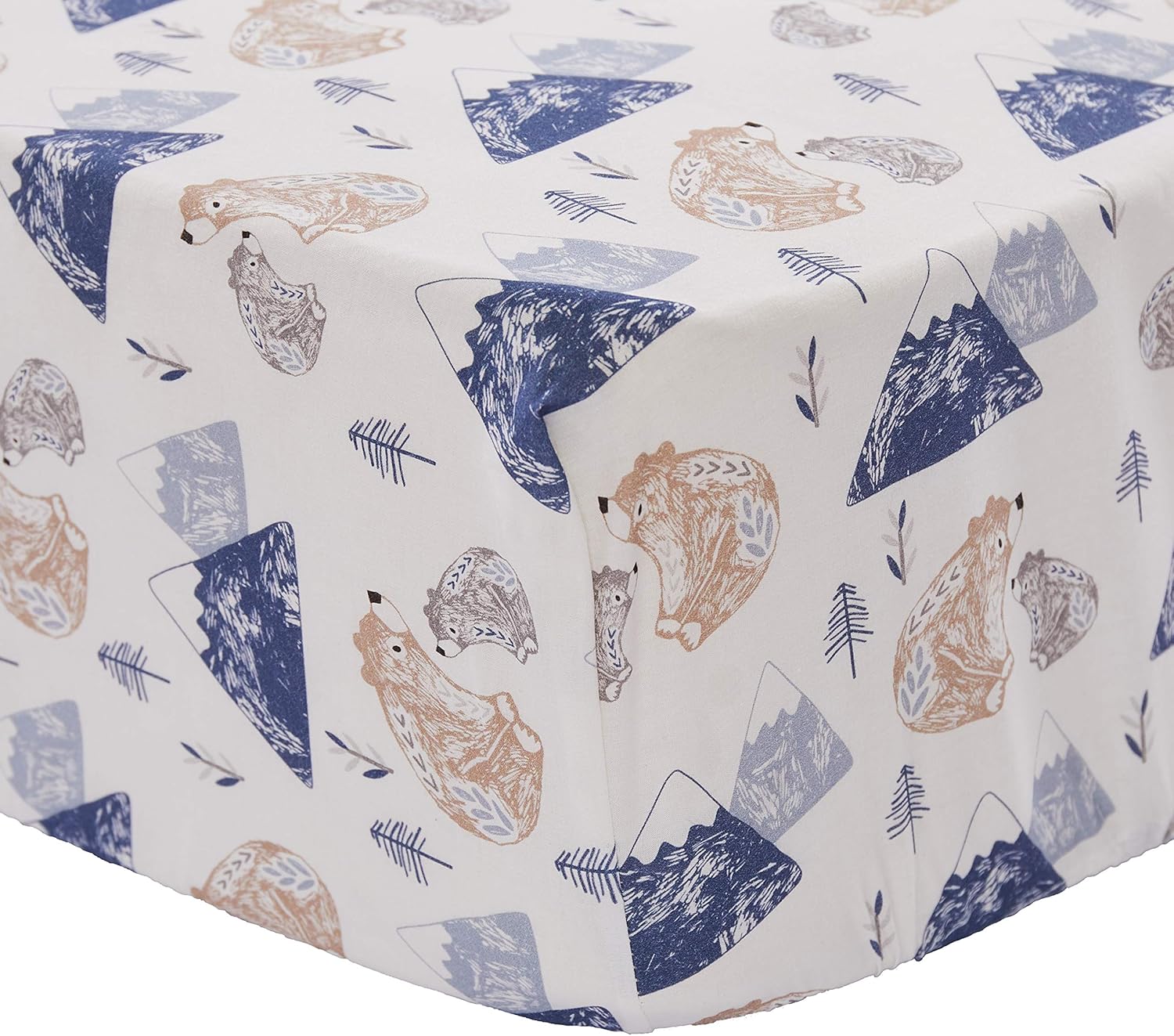 Levtex Baby Rowan Bear Crib Fitted Sheet 1