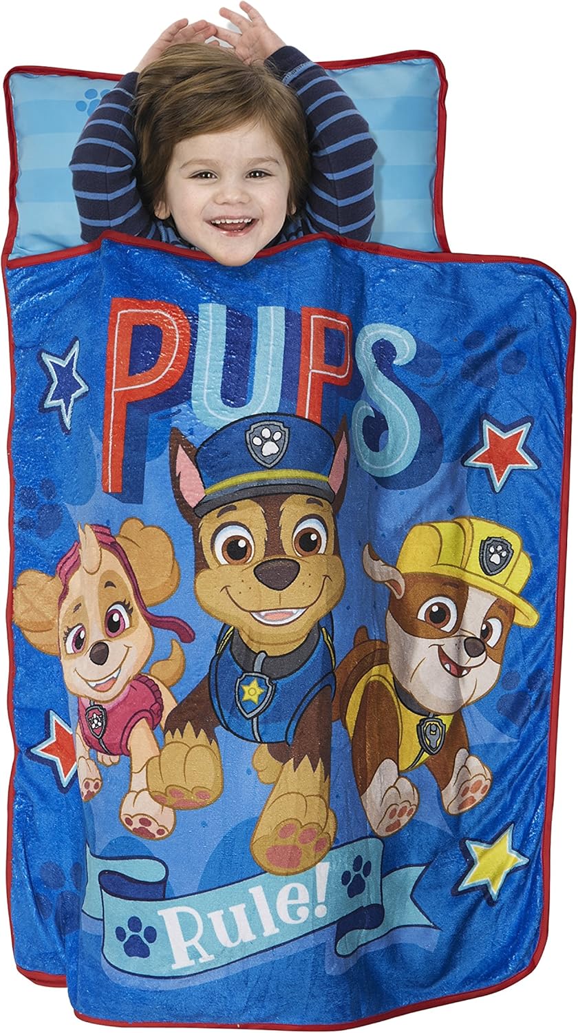 Paw Patrol Toddler Nap Mat Set with Pillow and Blanket 1